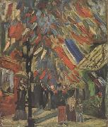 Vincent Van Gogh The Fourteenth of July Celebration in Paris (nn04) Germany oil painting reproduction